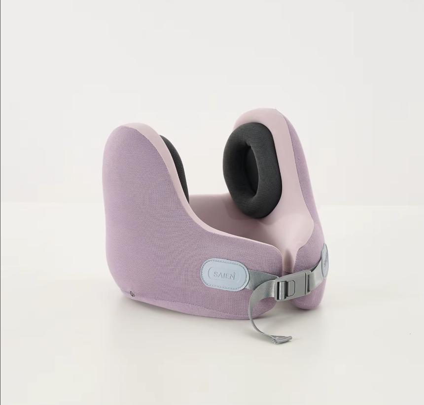 Oreiller de Voyage avec Casque Bluetooth Intégré